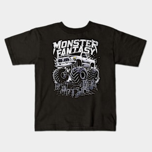 Monster Trucks Kids T-Shirt